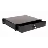 Sahkelüksus Equip Lockable Drawer 19 inch 2U RAL9005 Must