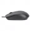 Manhattan Comfort II USB-juhtmega hiir, must, 1000 dpi, USB-A, optiline, mõlemakäeline, kaasaskantav/kompaktne, kolm nuppu kerimisrattaga, kolmeaastane garantii