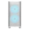 COUGAR PC Midi Tower Case Airface FLO ARGB Valge — 2x180mm ees, 1x120mm taga, toetab 2,5 tolli/3,5 tolli HDD, 240×480×509 mm