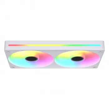 COUGAR Unity240-FB 120mm ARGB PWM Forward Ventilaator (Ühe Raamiga, 700–2500 RPM, FDB, 5,4 mmH2O, Valge)