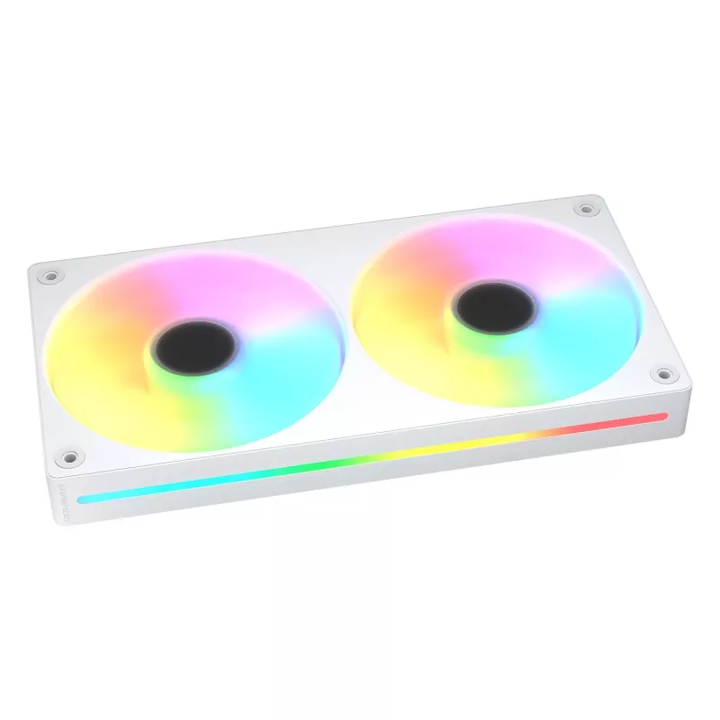 COUGAR Unity240-FB 120mm ARGB PWM Forward Ventilaator (Ühe Raamiga, 700–2500 RPM, FDB, 5,4 mmH2O, Valge)