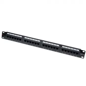 Techly Patch Panel UTP 24 Ports RJ45 Cat.6 I-PP 24-RU-C6T, IEEE 802.3, IEEE 802.3ab, IEEE 802.3u, 10/100/1000Base-T(X), Fast Ethernet, Gigabit Ethernet, 1000 Mbit/s, RJ-45, Kuld