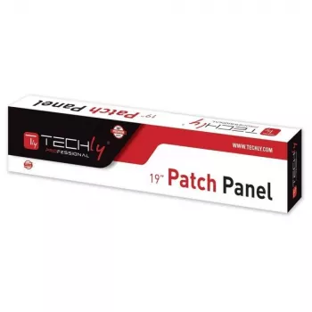Techly Patch Panel UTP 24 Ports RJ45 Cat.6 I-PP 24-RU-C6T, IEEE 802.3, IEEE 802.3ab, IEEE 802.3u, 10/100/1000Base-T(X), Fast Ethernet, Gigabit Ethernet, 1000 Mbit/s, RJ-45, Kuld