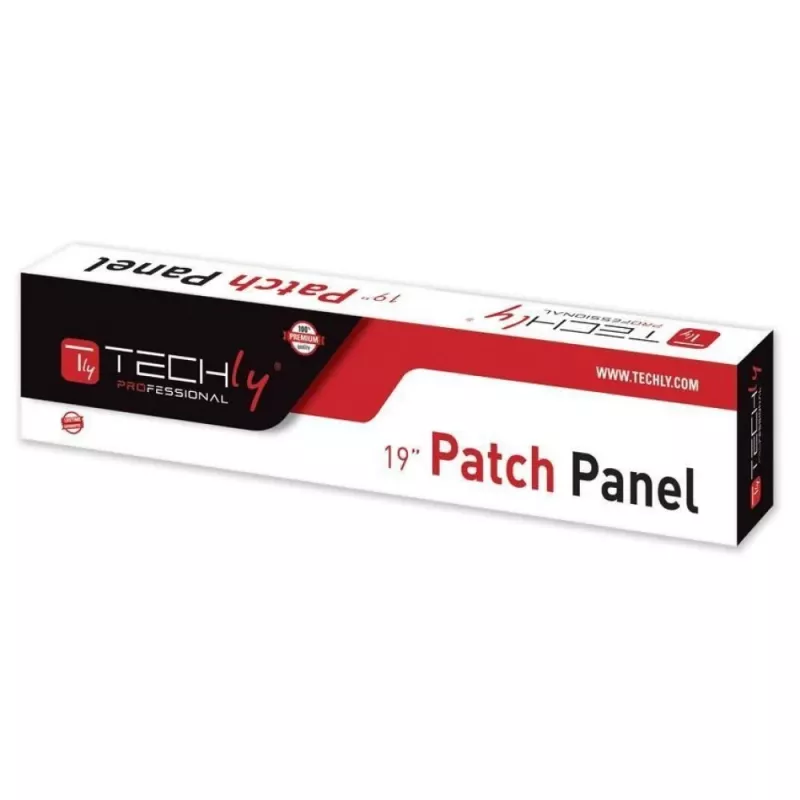 Techly Patch Panel UTP 24 Ports RJ45 Cat.6 I-PP 24-RU-C6T, IEEE 802.3, IEEE 802.3ab, IEEE 802.3u, 10/100/1000Base-T(X), Fast Ethernet, Gigabit Ethernet, 1000 Mbit/s, RJ-45, Kuld