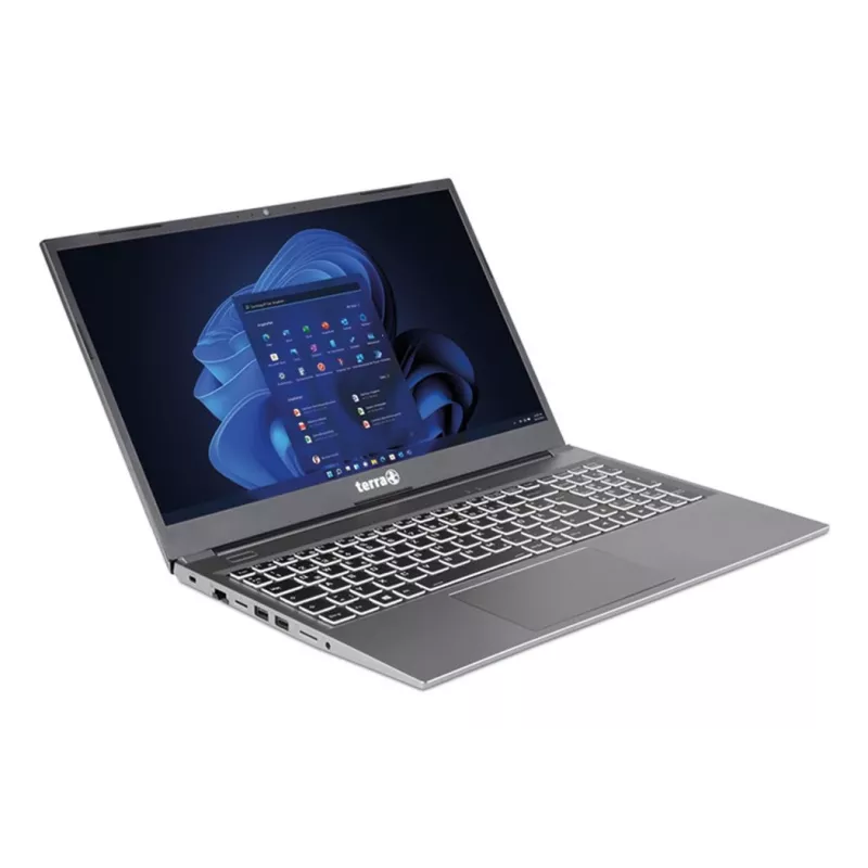 TERRA 1517R Intel® Core™ i3 i3-1315U sülearvuti 39,6 cm (15,6 tolli) Full HD 8 GB DDR4-SDRAM 500 GB SSD Wi-Fi 6 (802.11ax) Windows 11 Pro saksa hall