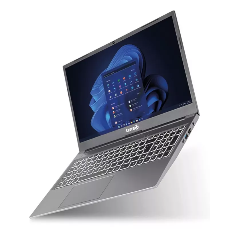 TERRA 1517R Intel® Core™ i3 i3-1315U sülearvuti 39,6 cm (15,6 tolli) Full HD 8 GB DDR4-SDRAM 500 GB SSD Wi-Fi 6 (802.11ax) Windows 11 Pro saksa hall