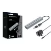 Conceptronic HUBBIES20GP 7-pordiline USB 3.0 jaotur toiteadapteriga, 5 Gbps, USB-C x 3, USB-A x 4