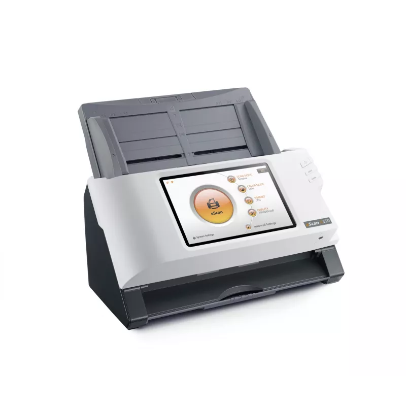Plustek eScan A350 Essential ADF-skanner 600 x 600 DPI A4 Must, Valge