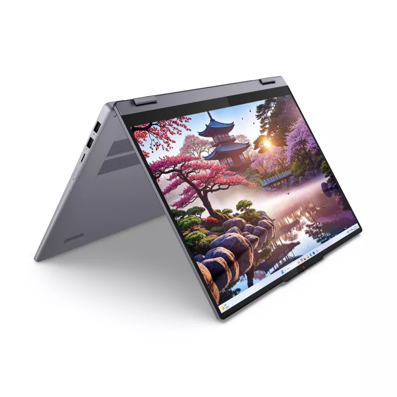 Lenovo IdeaPad 5 2-in-1 16AKP10 Copilot+ PC AMD Ryzen™ AI 5 340 hübriid (2-in-1) 40,6 cm (16 tolli) puuteekraan WUXGA 16 GB LPDDR5x-SDRAM 1 TB SSD Wi-Fi 7 (802.11be) Windows 11 Home saksa hall