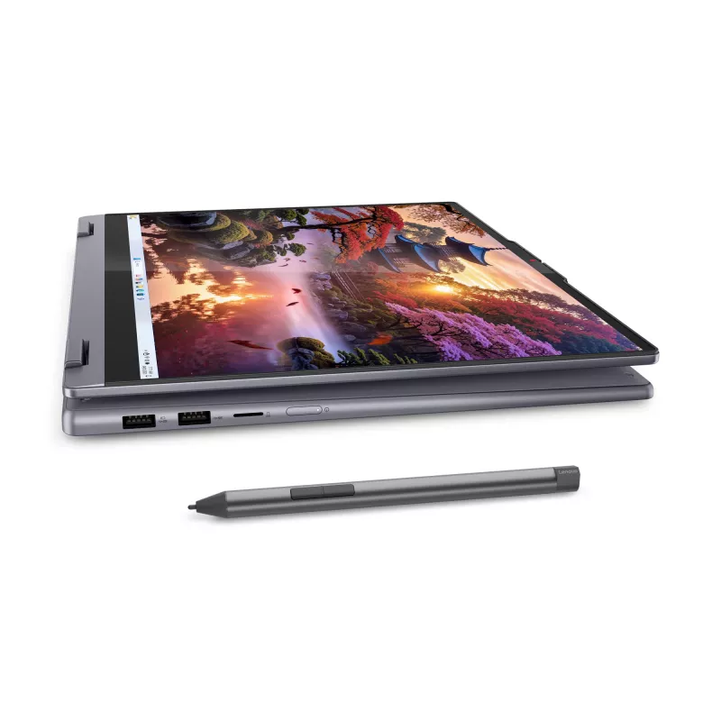 Lenovo IdeaPad 5 2-in-1 16AKP10 Copilot+ PC AMD Ryzen™ AI 5 340 hübriid (2-in-1) 40,6 cm (16 tolli) puuteekraan WUXGA 16 GB LPDDR5x-SDRAM 1 TB SSD Wi-Fi 7 (802.11be) Windows 11 Home saksa hall