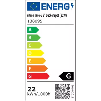 Energiasäästulamp Ultron 138095 22 W 4000 K