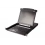 Rack-konsool Secomp CL5708MW 17,3 tolli (43,9 cm) LCD 1920×1080, USB/PS/2 klaviatuur ja hiir, VGA, 1U, must