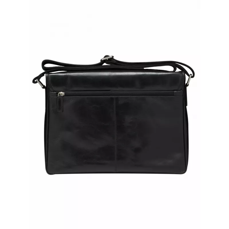 Messenger case dbramante1928 Marselisborg 14 inch Hunter dark N.E. Shoulder strap Monochromatic