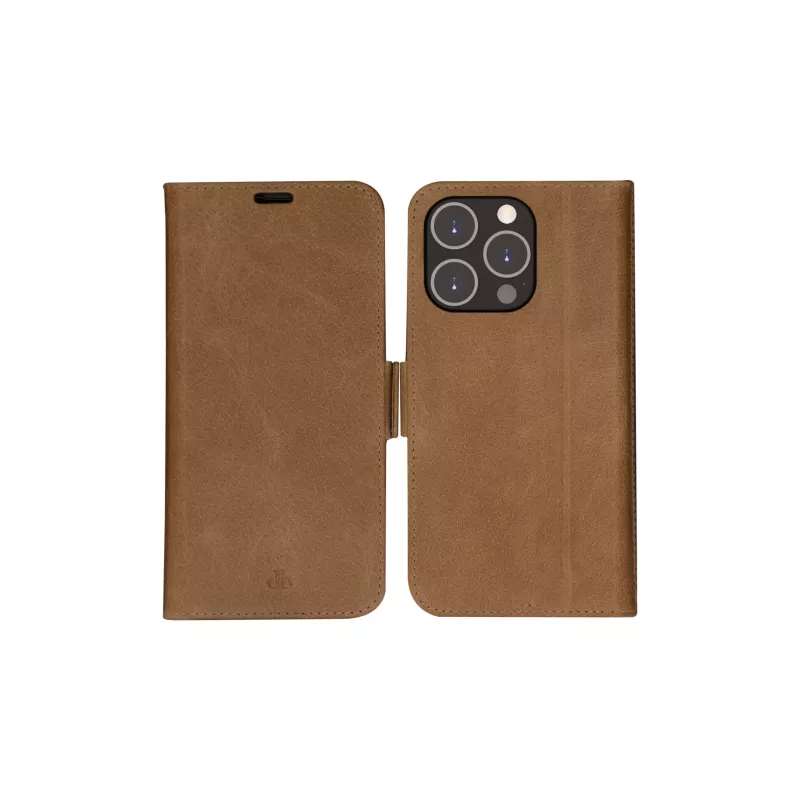 Wallet case dbramante1928 iPhone 14 Pro Max Tan 3 card pockets