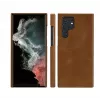 Folio case dbramante1928 Lynge for Samsung Galaxy S22 Ultra, tan, supports up to 17.3 cm (6.8 inch) screen, desktop stand