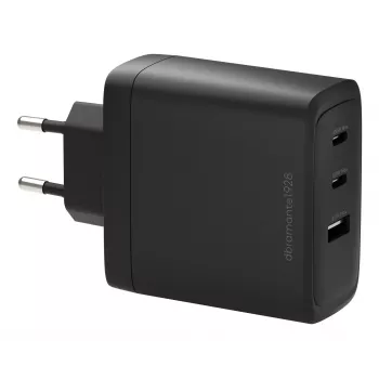 Laadija dbramante1928 re-charge IT EU W. Laadija 2x USB-C 100W + 1x USB-A, Sisetingimustesse, Vahelduvvool, Must