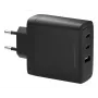 Laadija dbramante1928 re-charge IT EU W. Laadija 2x USB-C 100W + 1x USB-A, Sisetingimustesse, Vahelduvvool, Must
