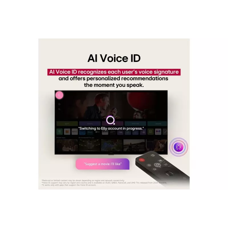 LG UHD AI 65UA75003LA teler 165.1 cm (65 tolli) 4K Ultra HD nutiteler Wi-Fi must