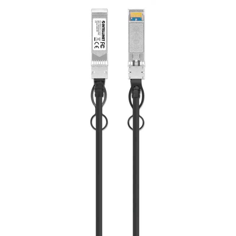 Intellinet 5m 10G SFP+ Passive Direct Attach Copper Twinax kaabel 24AWG MSA SFP-H10GB-CU4M ühilduv