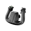 Lennualus MOZA MFY YOKE — must ABS ja legeerterasest lennualus, 142,5×202×313 mm