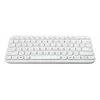Juhtmevaba Bluetooth-klaviatuur ASUS KW100 Marshmallow — 75% paigutus, QWERTZ, käärikontaktiga lülitid, valge