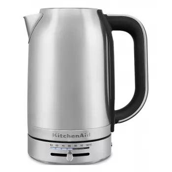 KitchenAid 5KEK1701ESX veekeetja 1,7 L 2400 W Must, Roostevaba teras