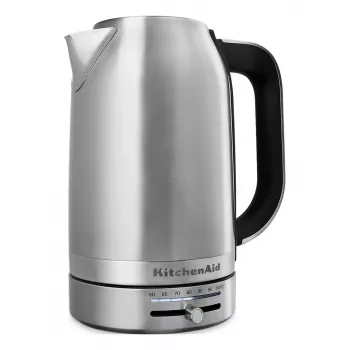 KitchenAid 5KEK1701ESX veekeetja 1,7 L 2400 W Must, Roostevaba teras