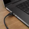 Hama Fabric USB-kaabel USB 2.0 1.5 m USB C Must