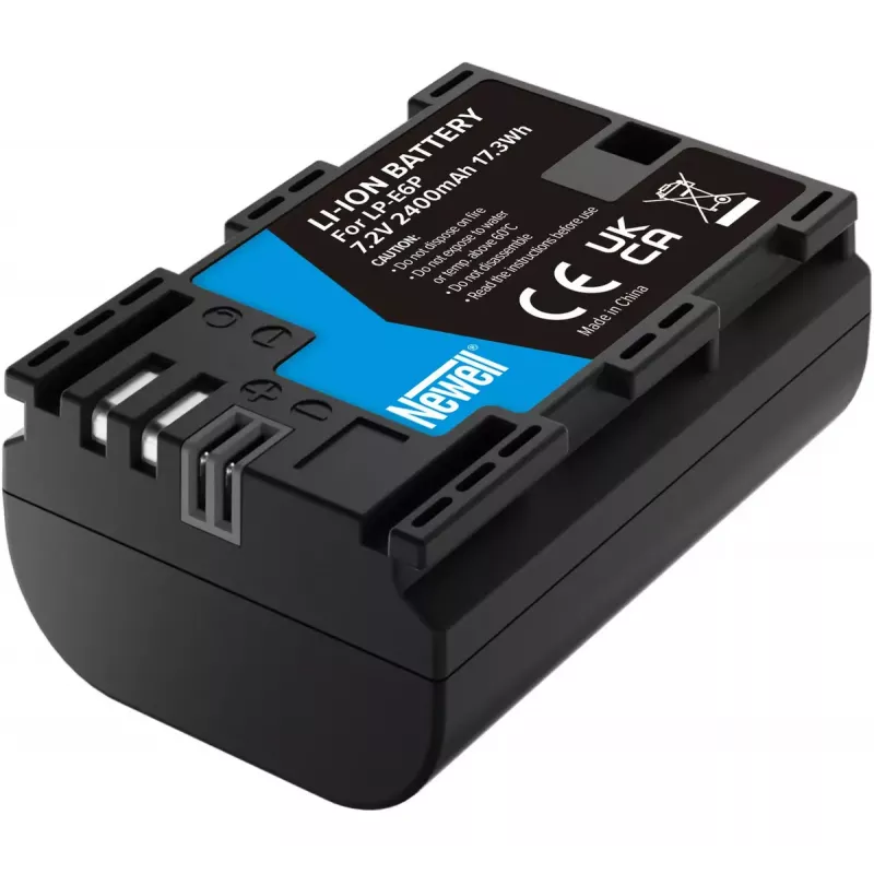 Aku Newell LP-E6P Canonile, 7,2 V 2000 mAh, laetav kaamera aku