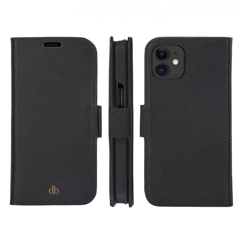 Folio-telefonikott dbramante1928 New York iPhone 11/XR-le — Night Must, 6,1 tolli (15,5 cm), 3 kaarditaskut