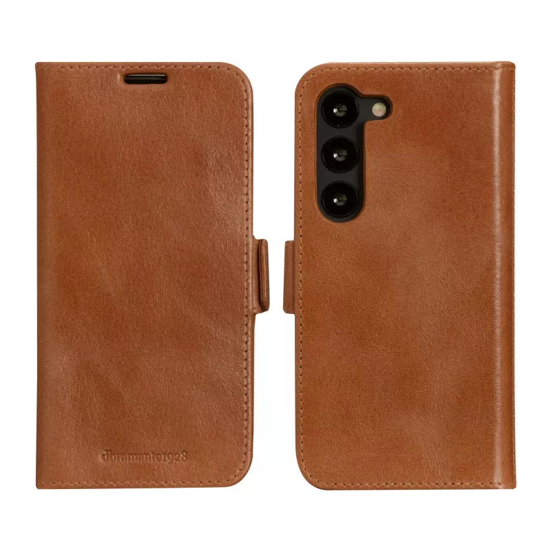 dbramante1928 Lynge folio-telefonikott Samsung Galaxy S23-le, nahk, pruun, 6,1-tolline ekraan, 3 kaarditaskut