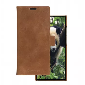 Folio-telefonikott dbramante1928 Lynge Samsung Galaxy S23 Ultra jaoks, tan, 3 kaarditaskut, sobib 17,3 cm (6,8-tollisele) ekraanile
