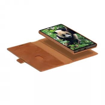 Folio-telefonikott dbramante1928 Lynge Samsung Galaxy S23 Ultra jaoks, tan, 3 kaarditaskut, sobib 17,3 cm (6,8-tollisele) ekraanile