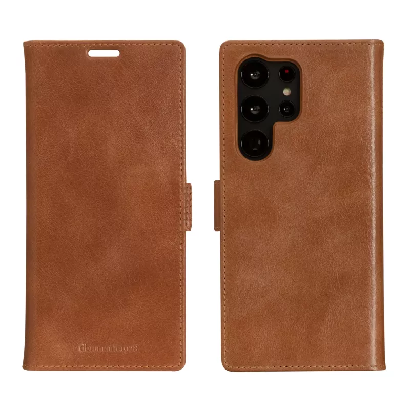 Folio-telefonikott dbramante1928 Lynge Samsung Galaxy S23 Ultra jaoks, tan, 3 kaarditaskut, sobib 17,3 cm (6,8-tollisele) ekraanile