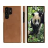 Folio-telefonikott dbramante1928 Lynge Samsung Galaxy S23 Ultra jaoks, tan, 3 kaarditaskut, sobib 17,3 cm (6,8-tollisele) ekraanile