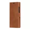 Folio-telefonikott dbramante1928 Lynge Samsung Galaxy S23 Ultra jaoks, tan, 3 kaarditaskut, sobib 17,3 cm (6,8-tollisele) ekraanile