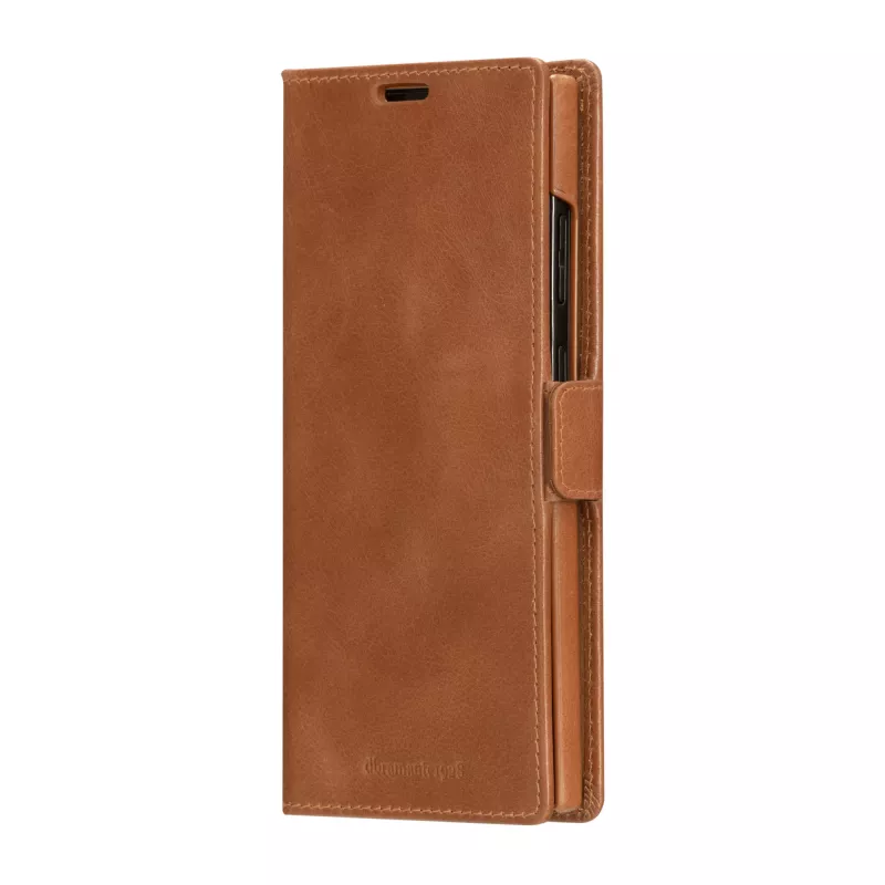 Folio-telefonikott dbramante1928 Lynge Samsung Galaxy S23 Ultra jaoks, tan, 3 kaarditaskut, sobib 17,3 cm (6,8-tollisele) ekraanile