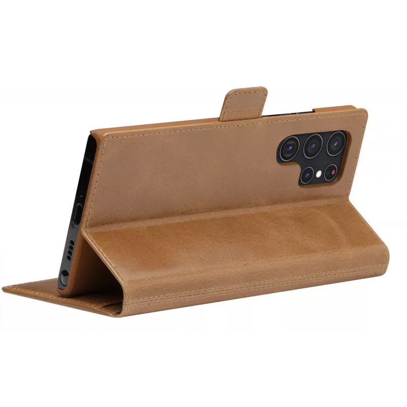 Folio case dbramante1928 Copenhagen õhuke Samsung Galaxy S22 Ultra, 6,8-tolline ekraan, tan