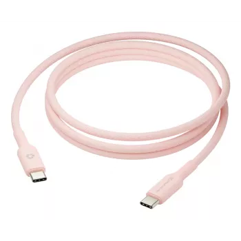 USB-C kuni USB-C kaabel d bramante CB20CCPI7206 — 1.5 m, roosa