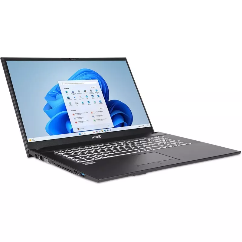 TERRA MOBILE 1716R Intel® Core™ i3 i3-1315U sülearvuti 43,9 cm (17,3 tolli) Full HD 8 GB DDR4-SDRAM 500 GB SSD Wi-Fi 6 (802.11ax) Windows 11 Home saksa hall
