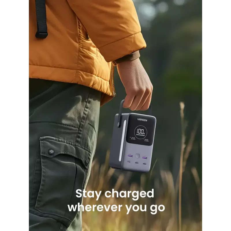 Ugreen Nexode akupank 48000 mAh liitiumhall