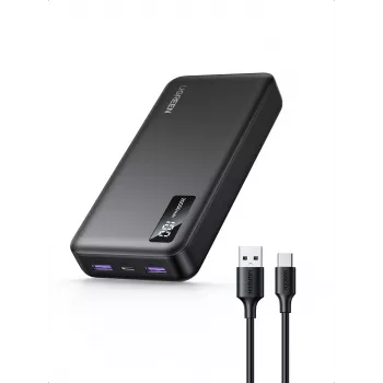 Ugreen 25683 akupank 20000 mAh Must