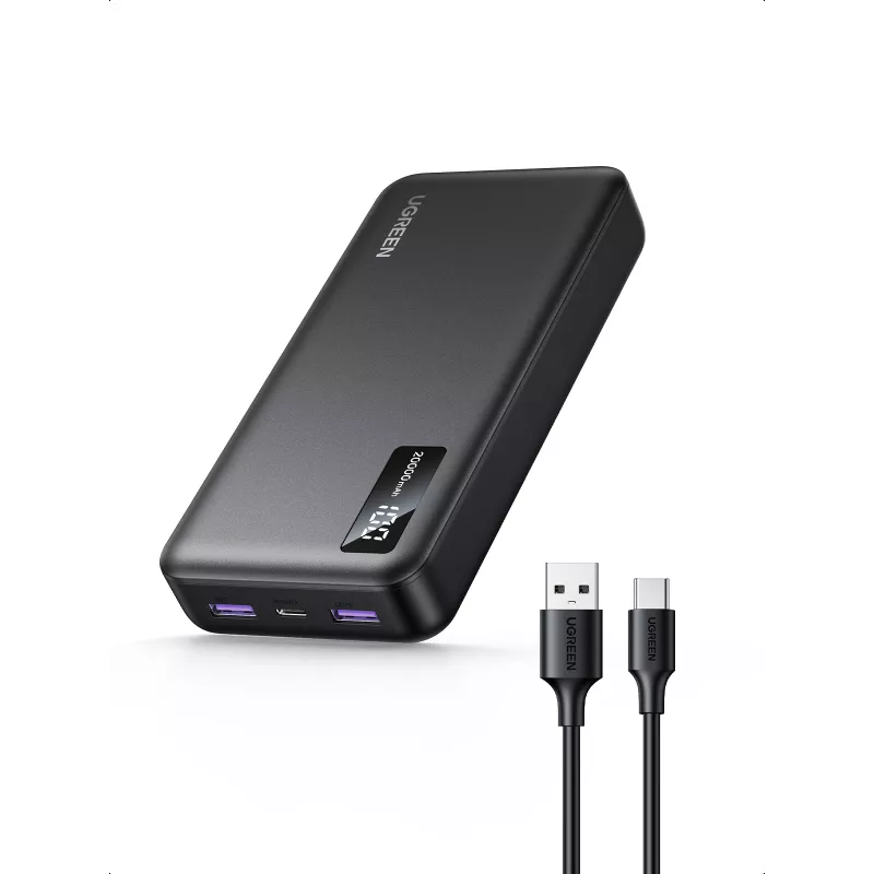 Ugreen 25683 akupank 20000 mAh Must