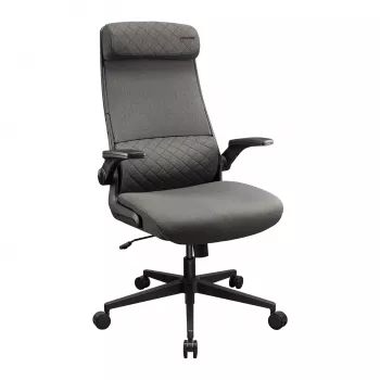 Kontori/mängutool Cougar Stryder — riidest iste ja seljatugi, hall, jalajälg 710×675 mm, kõrgus min 115 cm