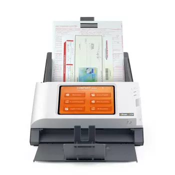 Plustek eScan A350 Enterprise ADF + käsitsietteandega skanner 600 x 600 DPI A4 Must, Valge