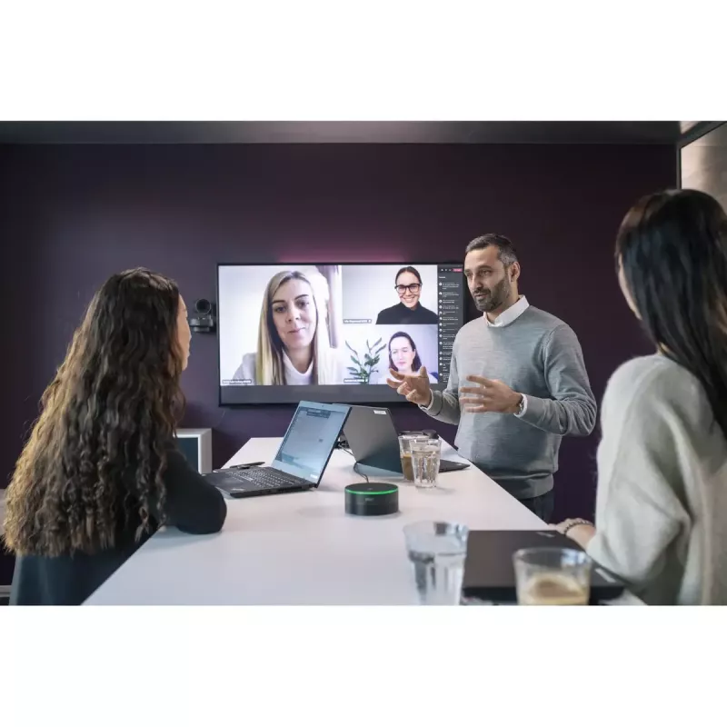 Group audio conferencing system EPOS EXPAND Capture 5 — omnidirectional mic, 20–8000 Hz, aluminium/plastik, Must, 123×315.6×53 mm