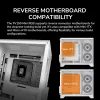 Mini Tower PC Case Cougar FV150 ARGB Valge — Micro-ATX / Mini-ITX, külgaken, 2x120mm + 1x120mm ventilaatorid, 2.5 tolli ja 3.5 tolli pesad