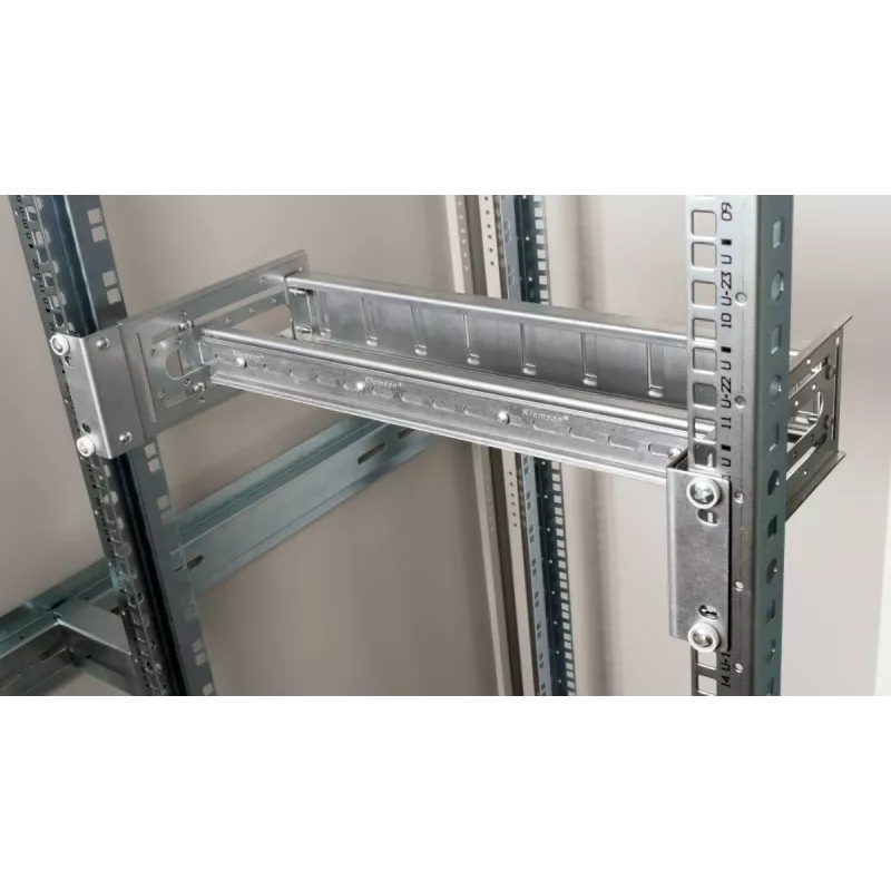 Rack rail EQUIP EZR-DIN-3 — 19 tolli (48,3 cm) 3U DIN, RAL7035 hall, laius 485 mm, sügavus 150 mm