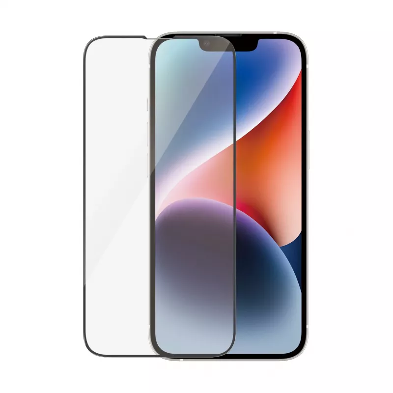 Ekraanikaitse PanzerGlass peegeldusvastane Apple iPhone 14 / 13 / 13 Pro jaoks — karastatud klaas, PET, ülilai liibuvus, EasyAligner