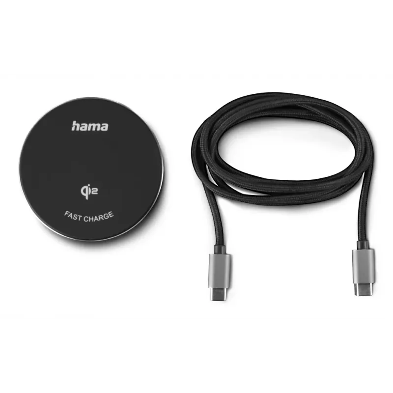 Hama 00201735 mobiilseadme laadija Nutitelefon Must USB Juhtmevaba laadimine Kiirlaadimine Siseruumides